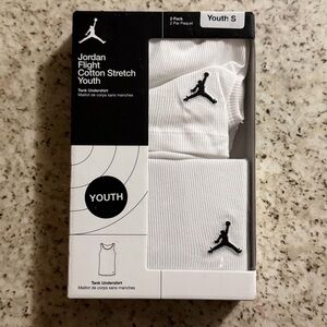 Jordan Flight Cotton Stretch Tank Undershirts 2-Pack – Youth Small – NIB